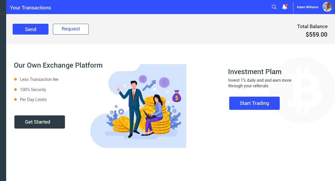Crypto Currency Trading App