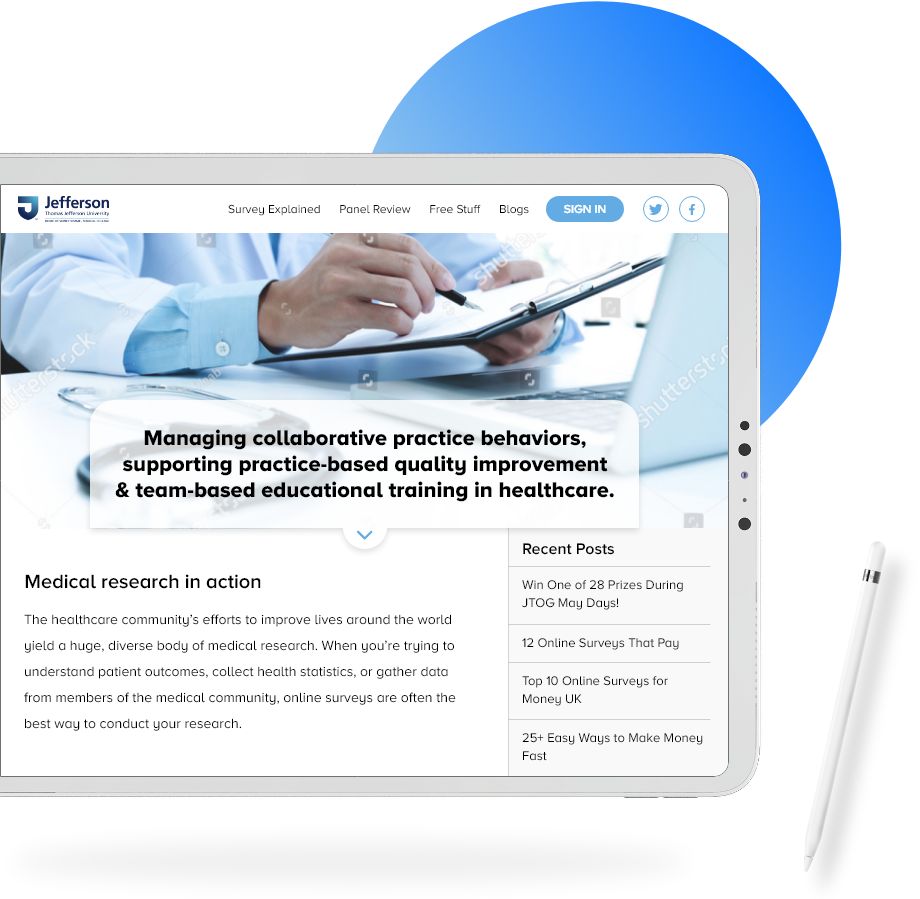 Healthcare- Patient Surveys App
