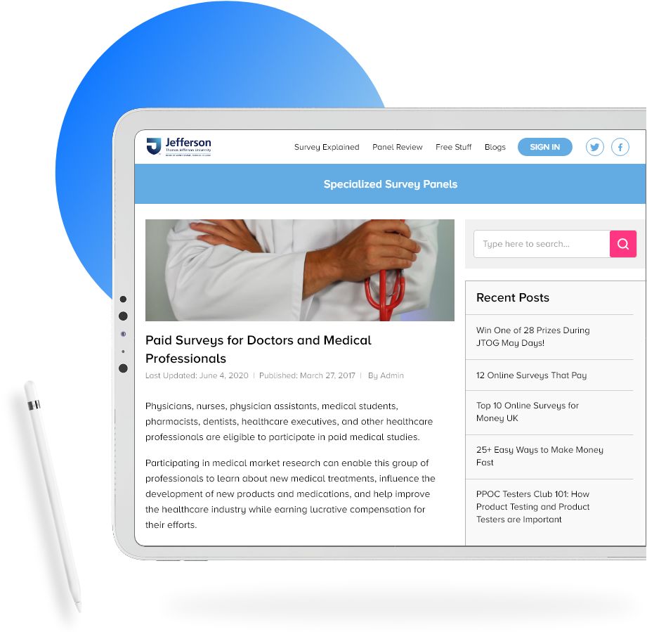 Healthcare- Patient Surveys App