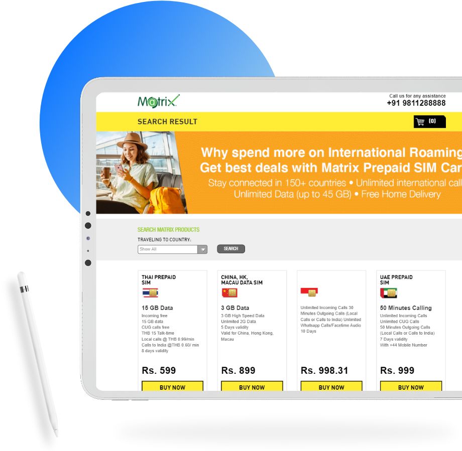 Matrix Cellular TAB