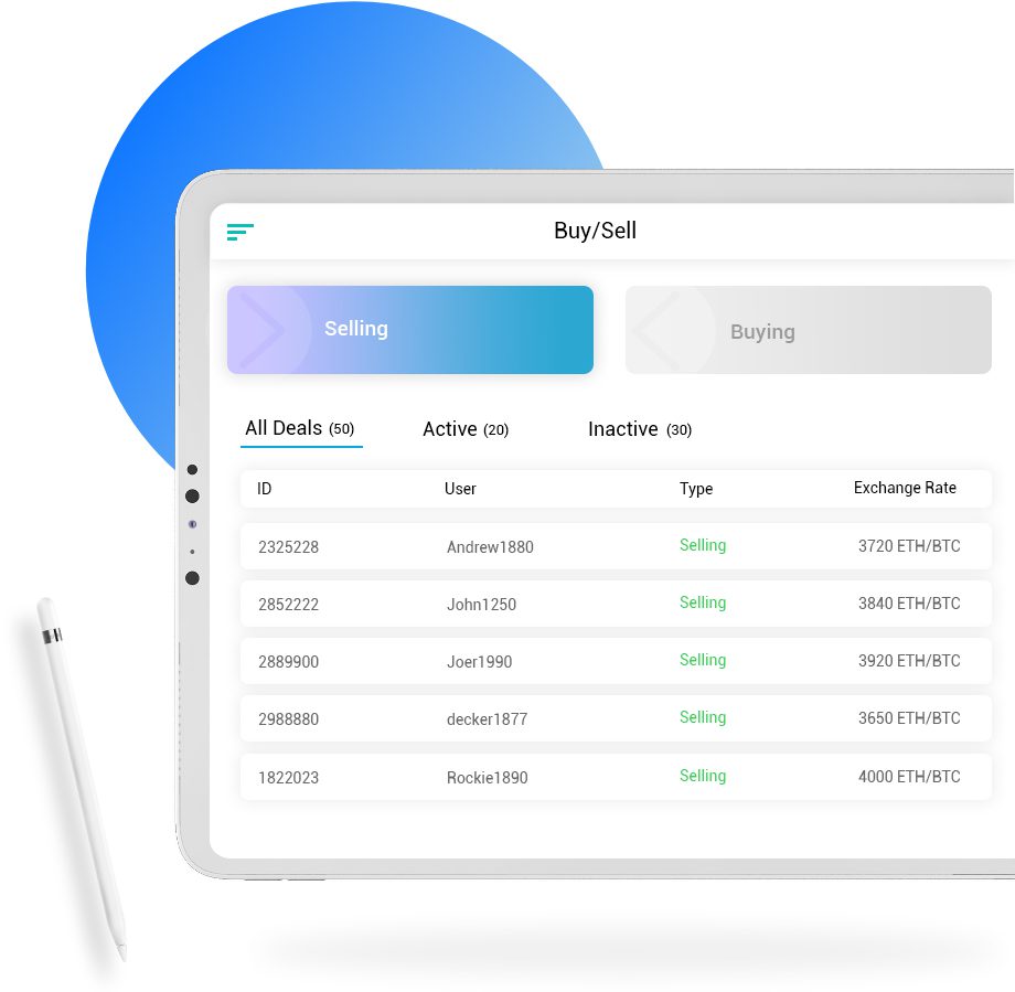 Online Coin Offering App