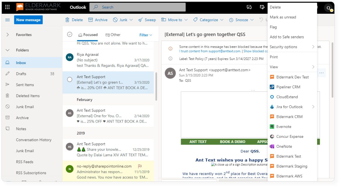 Outlook Plugin