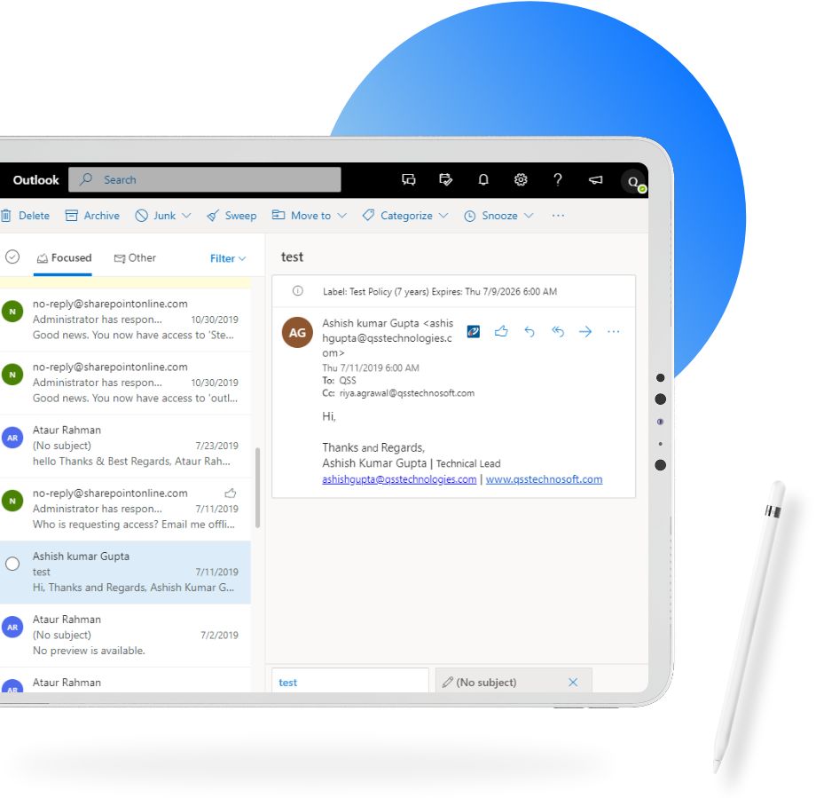 Outlook Plugin