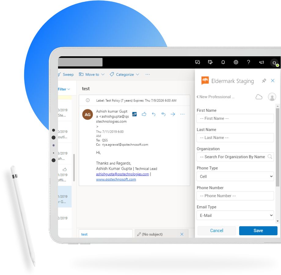Outlook Plugin