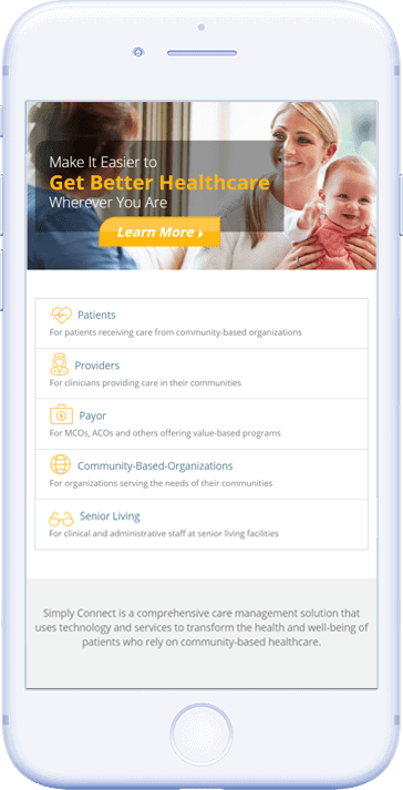 community care banner