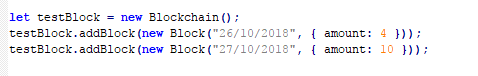 addBlock function