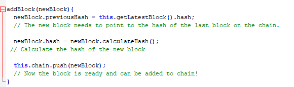 last block