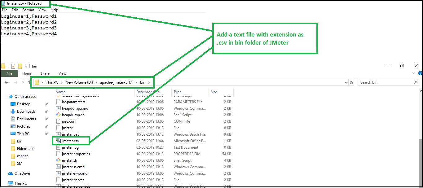 Textfileplacement