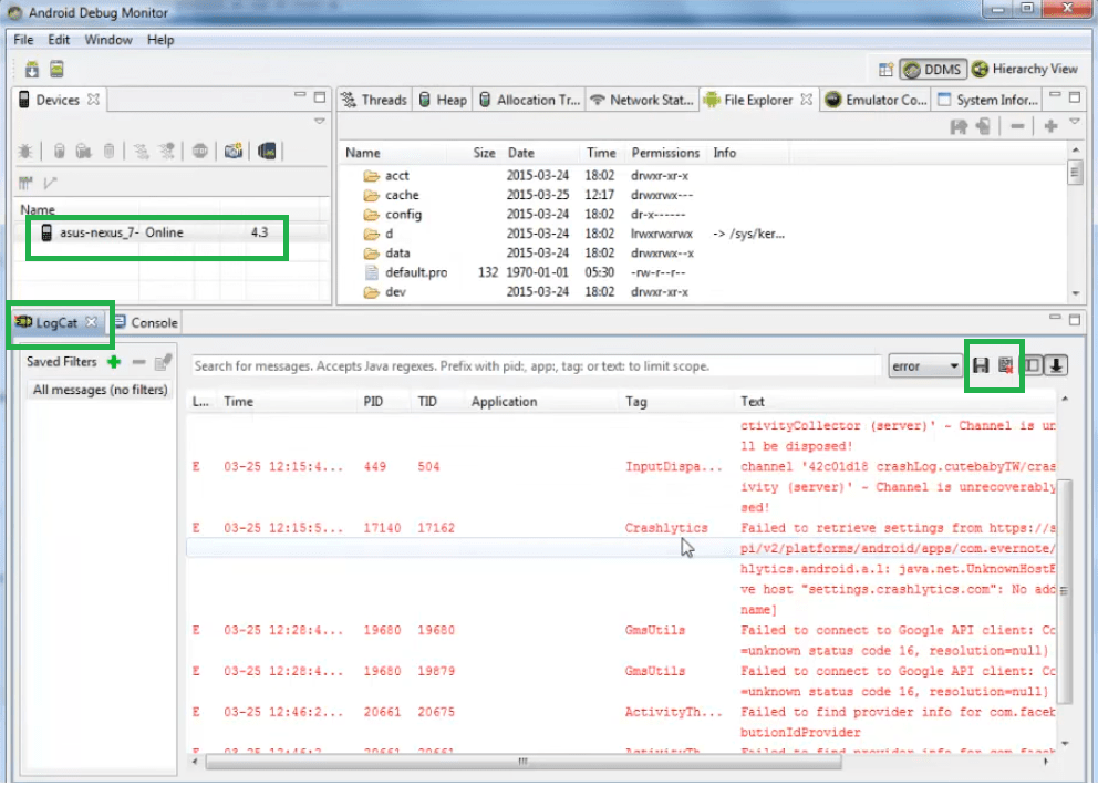 Android Montior Debug