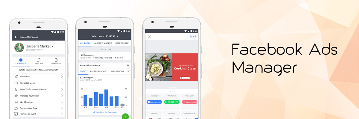 facebook ads manager