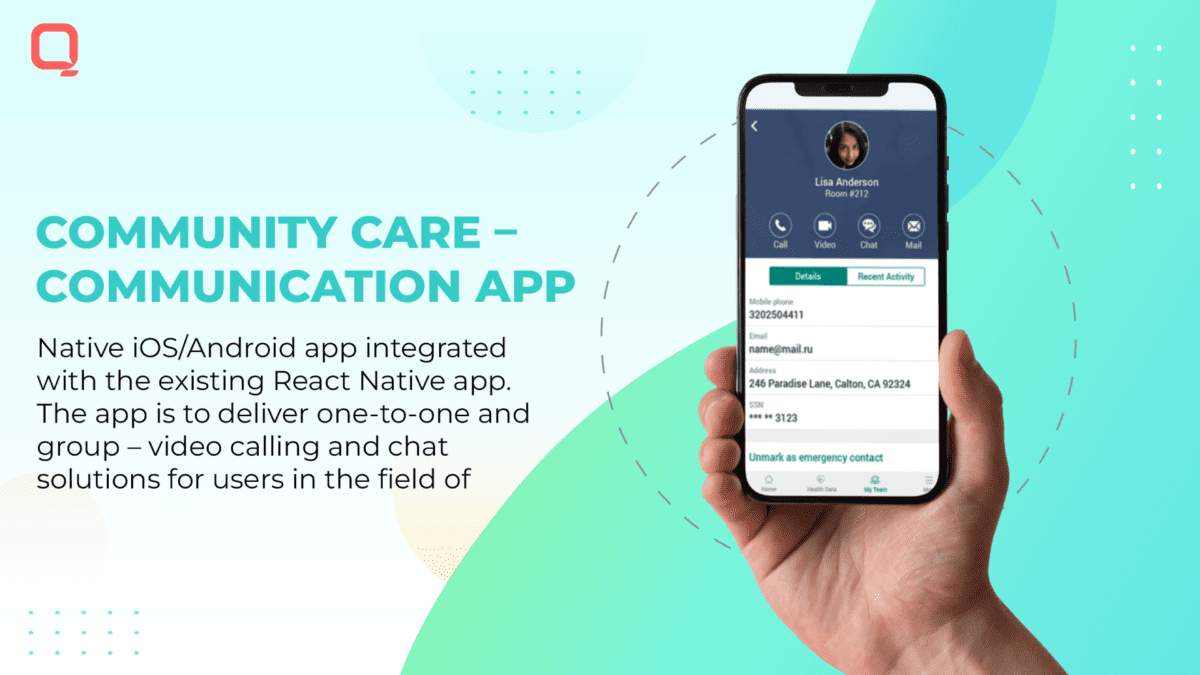 Community Care – Communication App