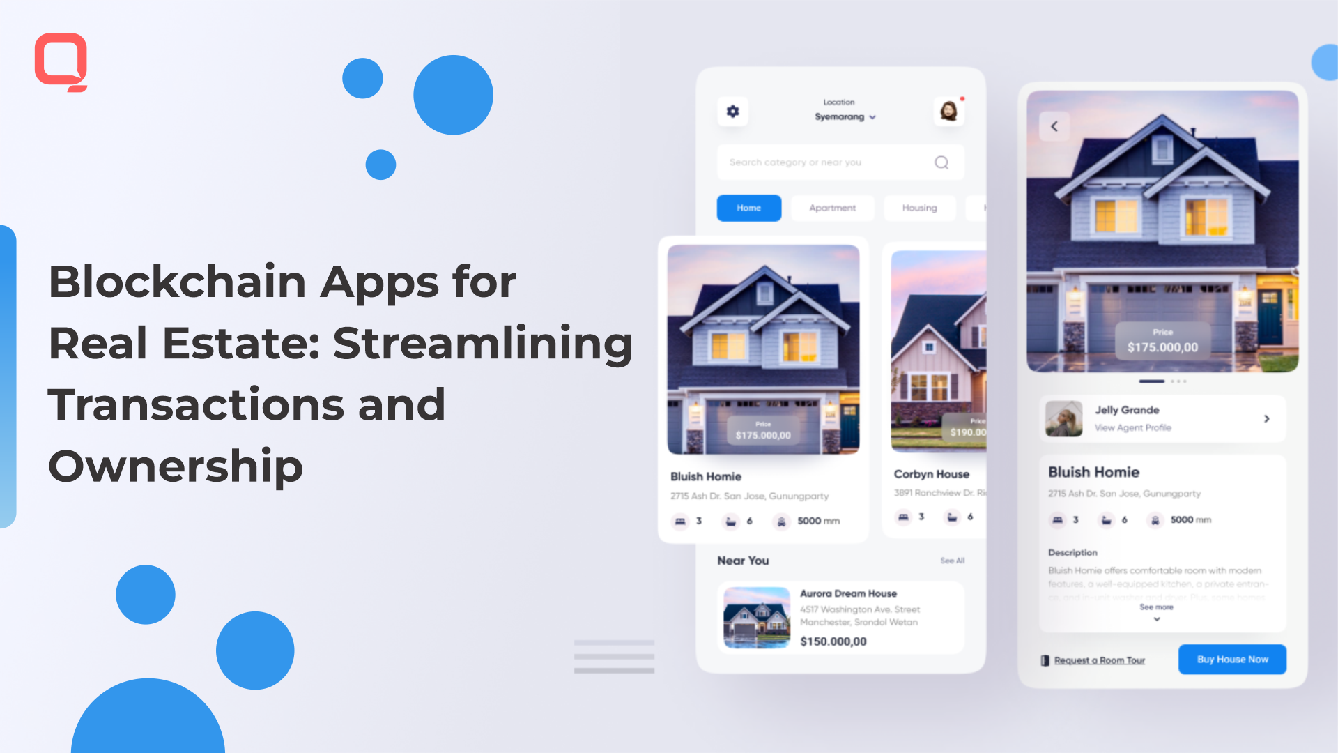 Blockchain services real estate