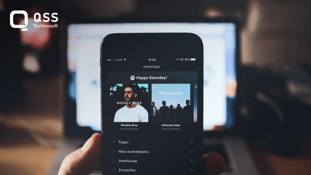 Streaming platforms like  Spotify
